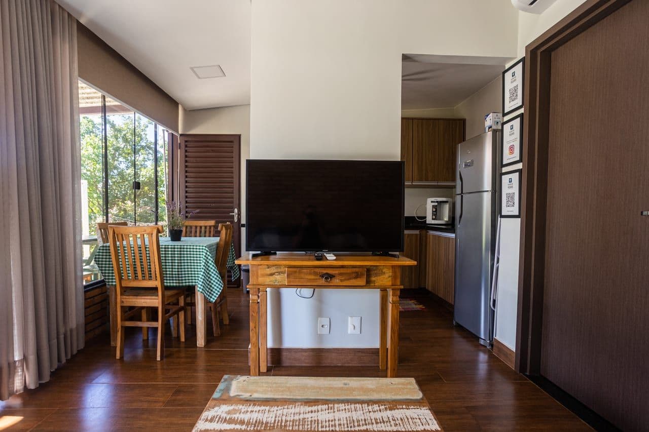 Sala de estar y cocina integradas