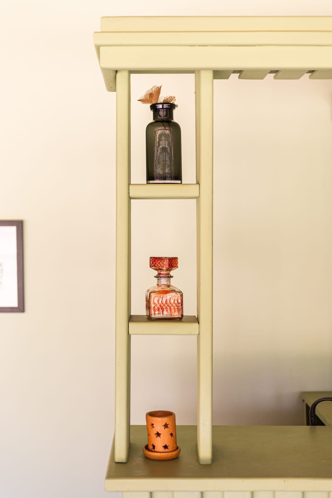Decoración del rincón del bar