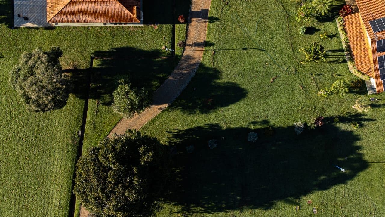 View from above, the paths of Villaggio